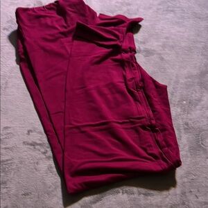 Burgundy Lularoe Leggings